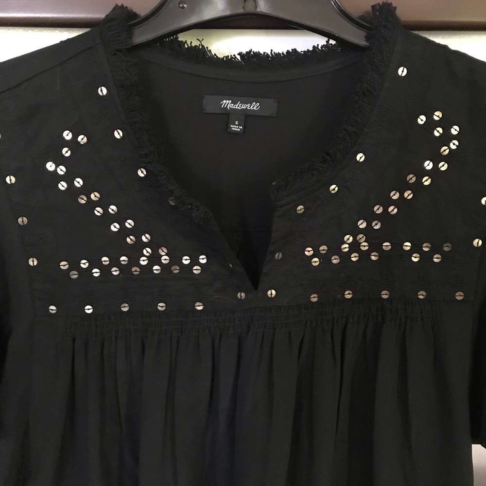 Madewell Black Shirt Dress